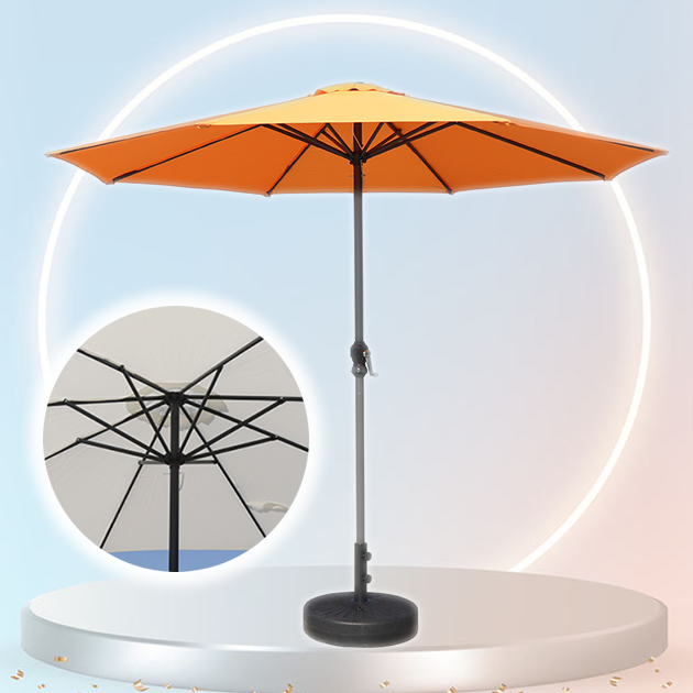 Round garden umbrella 