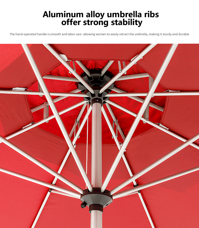 outdoor umbrella aluminum alloy frame