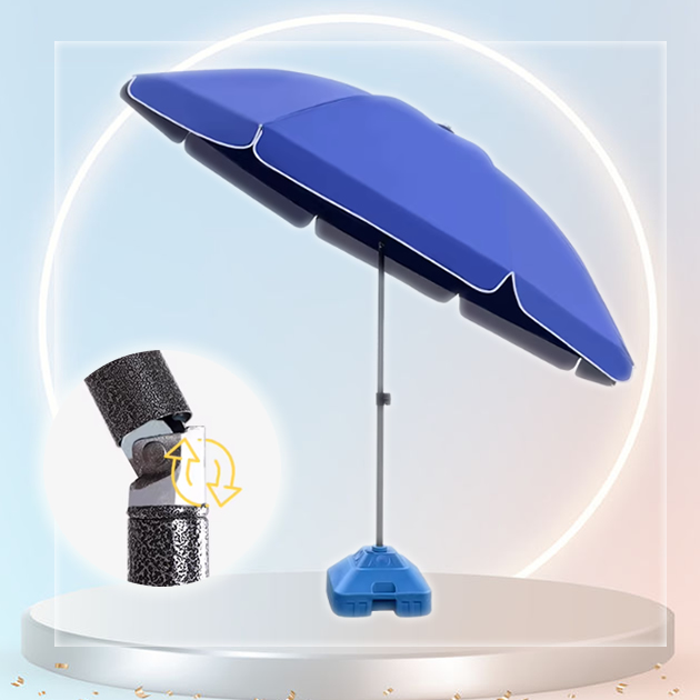 Rotating sunshade umbrella