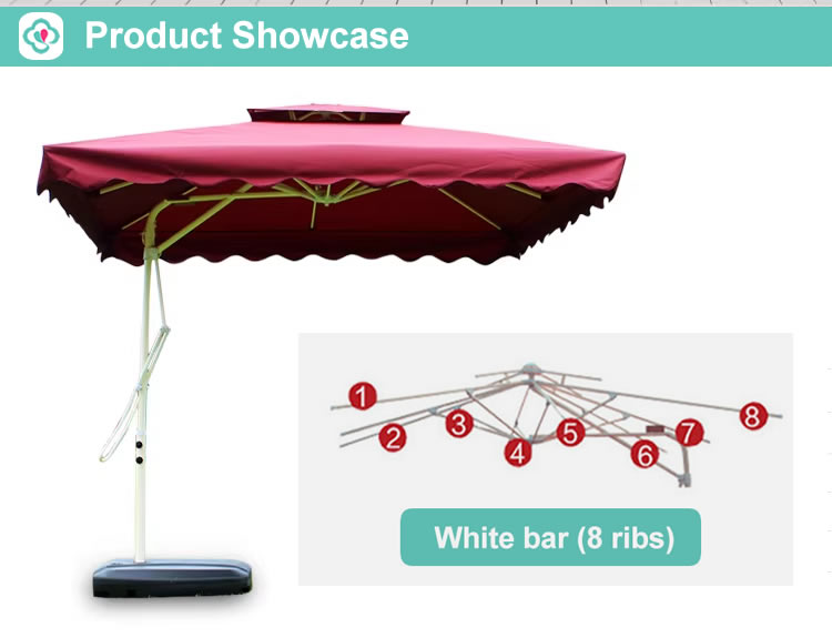 8 ribs Patio Umbrella