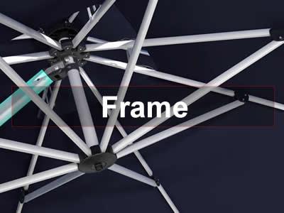 Patio Umbrella Frame