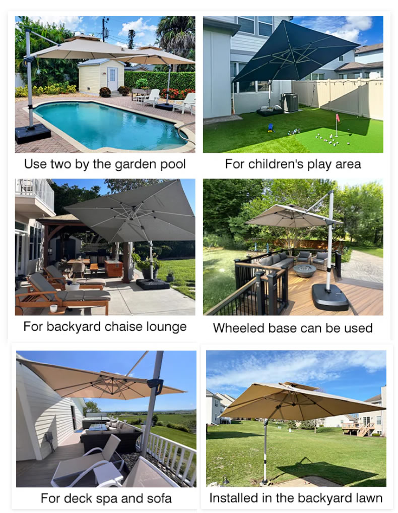 Patio Umbrella Application Scenarios