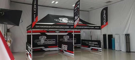 Custom pop up tent with walls