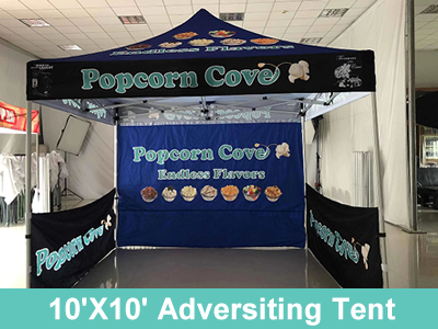 10 x 10 advertising tent