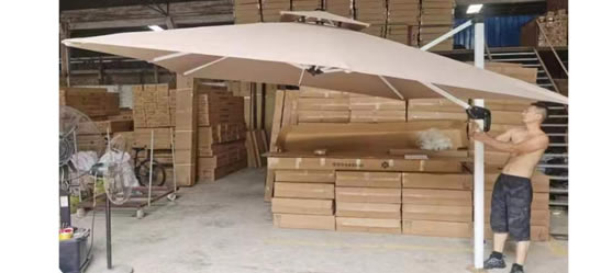 3x3m patio umbrella