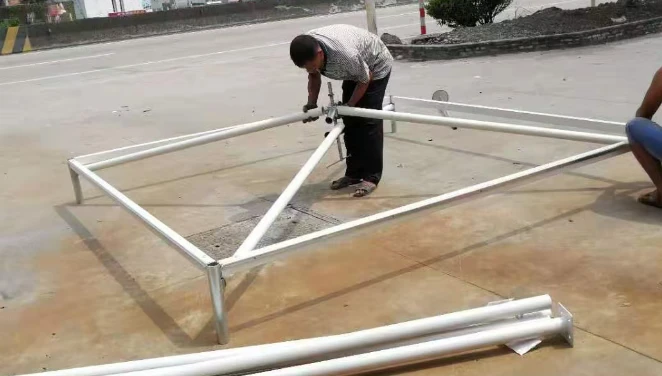 large outdoor peak tent