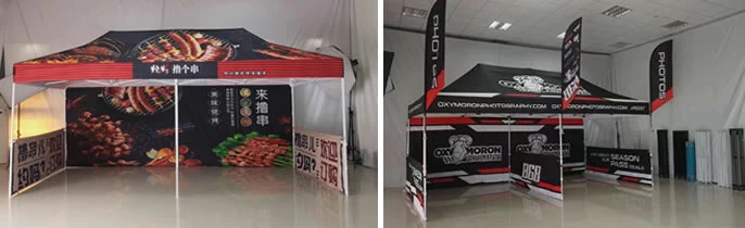 10x20 custom printed advertising tent