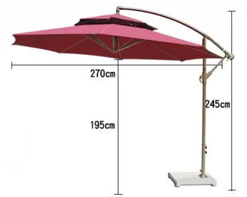 Round Offset Patio Umbrella Round Offset Patio Umbrella